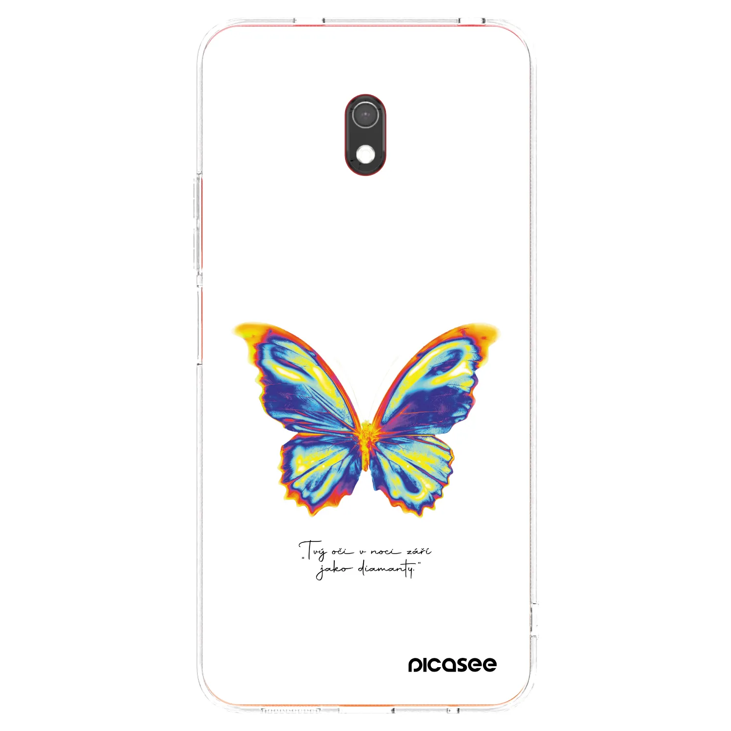 Picasee silikonový průhledný obal pro Xiaomi Redmi 8A - Diamanty White
