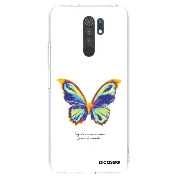 Picasee silikonový průhledný obal pro Xiaomi Redmi 9 - Diamanty White