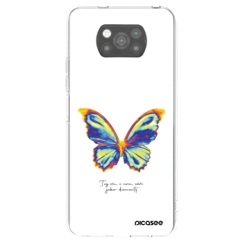 Picasee silikonový černý obal pro Xiaomi Poco X3 - Diamanty White