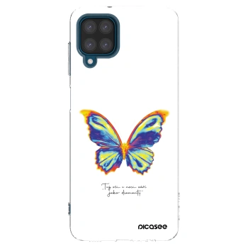 Picasee silikonový průhledný obal pro Samsung Galaxy A12 A125F - Diamanty White