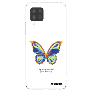 Picasee silikonový průhledný obal pro Samsung Galaxy A42 A426B - Diamanty White