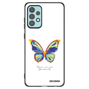 Picasee silikonový černý obal pro Samsung Galaxy A72 A725F - Diamanty White