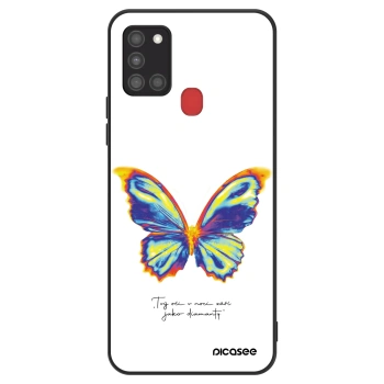 Obal pro Samsung Galaxy A21s - Diamanty White