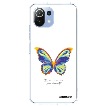Picasee silikonový průhledný obal pro Xiaomi Mi 11 Lite - Diamanty White
