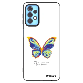 Obal pro Samsung Galaxy A32 4G SM-A325F - Diamanty White