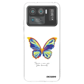 Picasee silikonový průhledný obal pro Xiaomi Mi 11 Ultra - Diamanty White