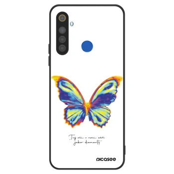 Obal pro Realme 5 - Diamanty White
