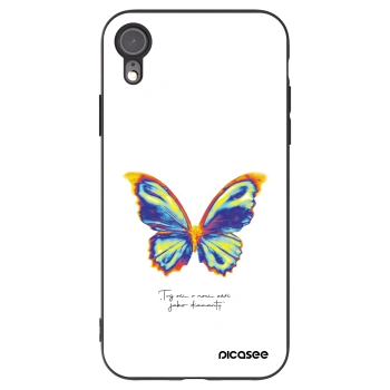 Picasee silikonový černý obal pro Apple iPhone XR - Diamanty White
