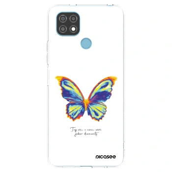 Picasee silikonový průhledný obal pro Realme C21 - Diamanty White