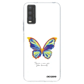 Picasee silikonový průhledný obal pro Vivo Y20s - Diamanty White