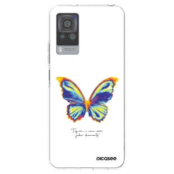 Picasee silikonový průhledný obal pro Vivo X60 Pro 5G - Diamanty White