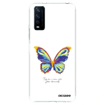Picasee silikonový průhledný obal pro Vivo Y11s - Diamanty White