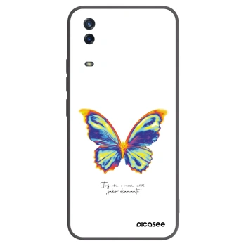 Picasee silikonový černý obal pro Vivo Y11s - Diamanty White