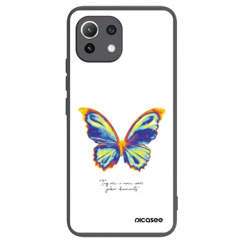 Picasee silikonový černý obal pro Xiaomi 11 Lite 5G NE - Diamanty White