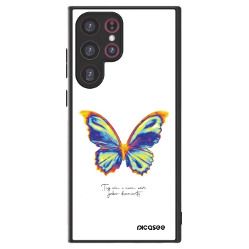 Picasee ULTIMATE CASE pro Samsung Galaxy S22 Ultra 5G - Diamanty White