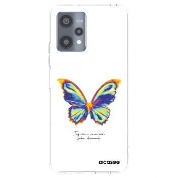 Picasee silikonový průhledný obal pro Realme 9 Pro 5G - Diamanty White