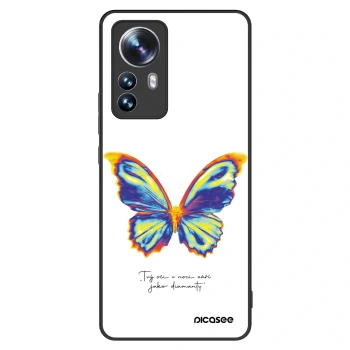 Obal pro Xiaomi 12 Pro - Diamanty White