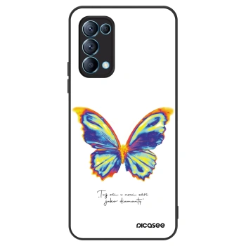 Obal pro OPPO Reno 5 5G - Diamanty White