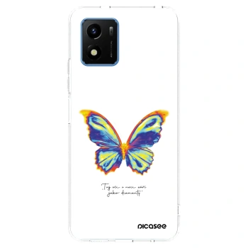 Picasee silikonový průhledný obal pro Vivo Y01 - Diamanty White