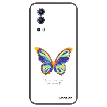 Picasee silikonový černý obal pro Vivo Y52 5G - Diamanty White