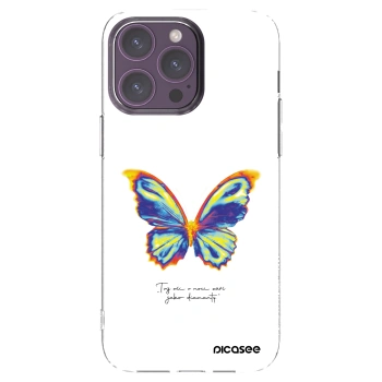 Picasee silikonový průhledný obal pro Apple iPhone 14 Pro Max - Diamanty White