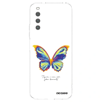 Picasee silikonový průhledný obal pro Sony Xperia 10 IV 5G - Diamanty White