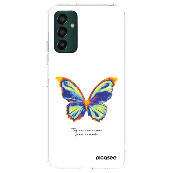 Picasee silikonový průhledný obal pro Samsung Galaxy M13 M135F - Diamanty White