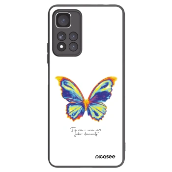 Picasee silikonový černý obal pro Xiaomi Redmi Note 11 Pro+ 5G - Diamanty White