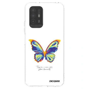 Picasee silikonový průhledný obal pro OPPO A94 5G - Diamanty White
