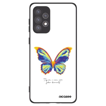 Picasee silikonový černý obal pro Samsung Galaxy A73 5G - Diamanty White