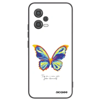 Picasee silikonový černý obal pro Xiaomi Poco X5 - Diamanty White