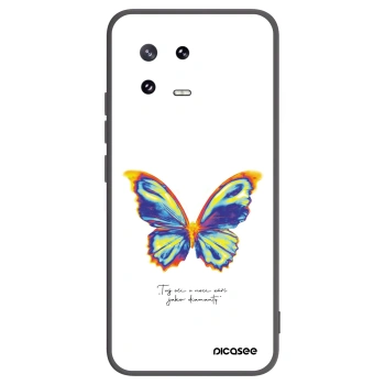 Picasee silikonový černý obal pro Xiaomi 13 Pro - Diamanty White