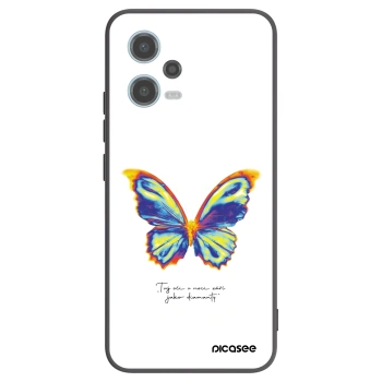 Picasee silikonový černý obal pro Xiaomi Redmi Note 12 5G - Diamanty White