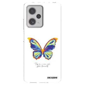 Picasee silikonový průhledný obal pro Xiaomi Redmi Note 12 Pro+ 5G - Diamanty White