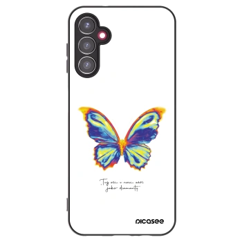 Picasee silikonový černý obal pro Samsung Galaxy A14 4G A145R - Diamanty White