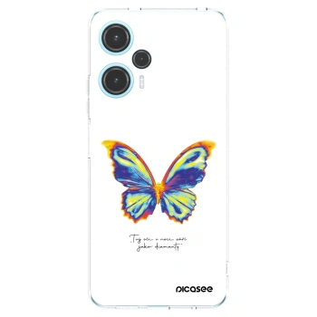 Picasee silikonový průhledný obal pro Xiaomi Poco F5 - Diamanty White
