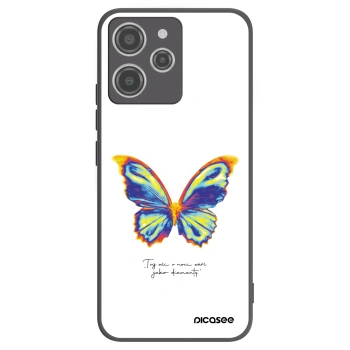 Picasee silikonový černý obal pro Xiaomi Redmi 12 4G - Diamanty White