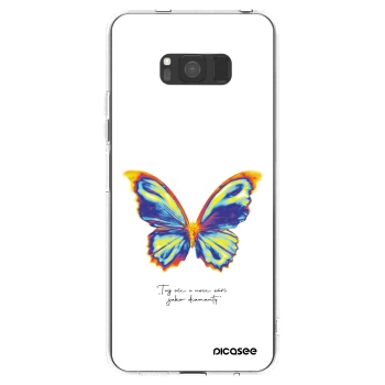 Picasee silikonový průhledný obal pro Samsung Galaxy S8 G950F - Diamanty White