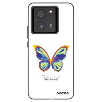 Picasee silikonový černý obal pro Xiaomi 13T - Diamanty White
