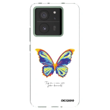 Picasee silikonový průhledný obal pro Xiaomi 13T - Diamanty White