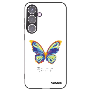 Picasee silikonový černý obal pro Samsung Galaxy S24+ S926B 5G - Diamanty White