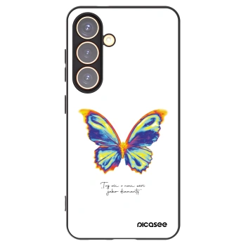 Picasee silikonový černý obal pro Samsung Galaxy S24 S921B 5G - Diamanty White