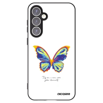 Picasee silikonový černý obal pro Samsung Galaxy S23 FE S711B - Diamanty White