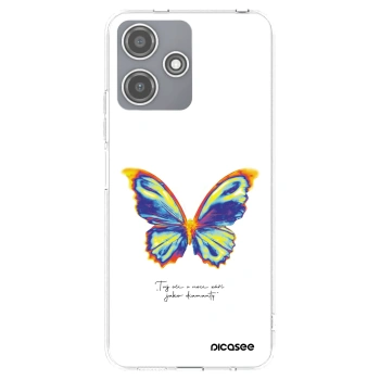 Picasee silikonový průhledný obal pro Xiaomi Redmi 12 5G - Diamanty White
