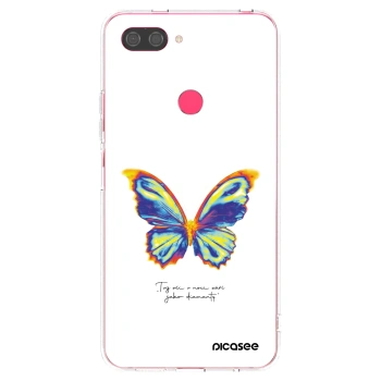 Picasee silikonový průhledný obal pro Xiaomi Mi 8 Lite - Diamanty White