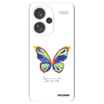 Picasee silikonový průhledný obal pro Xiaomi Redmi Note 13 Pro+ 5G - Diamanty White