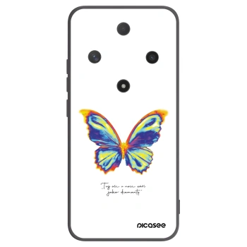 Picasee silikonový černý obal pro Honor Magic6 Lite 5G - Diamanty White