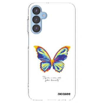 Picasee silikonový průhledný obal pro Samsung Galaxy A15 A156B 5G - Diamanty White