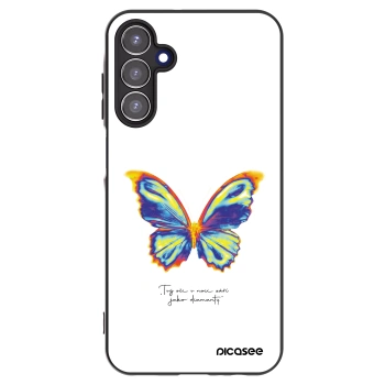 Picasee silikonový černý obal pro Samsung Galaxy A15 A155F 4G - Diamanty White
