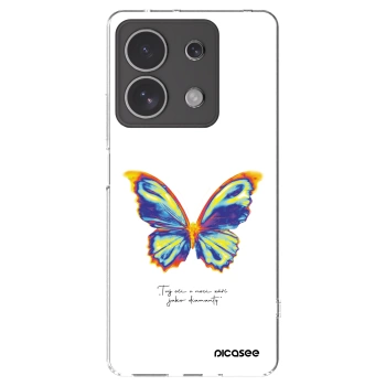 Picasee silikonový průhledný obal pro Xiaomi Redmi Note 13 4G - Diamanty White